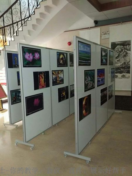 诺迪士NUODS厂家订做双面折叠活动屏风展板双面磁性白板可折叠式屏风